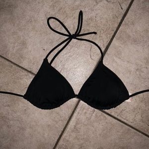 Black Triangle Bikini Top
